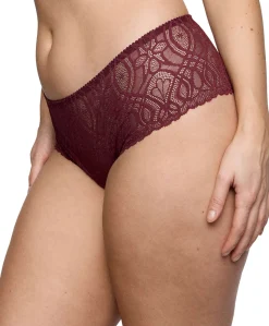 Dames string bordeaux