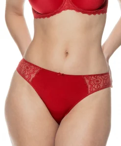 Dames string rood