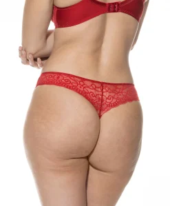 Dames string rood