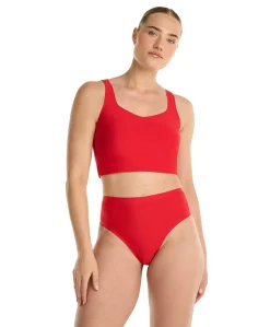 Dames string rood