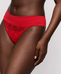 Dames string rood