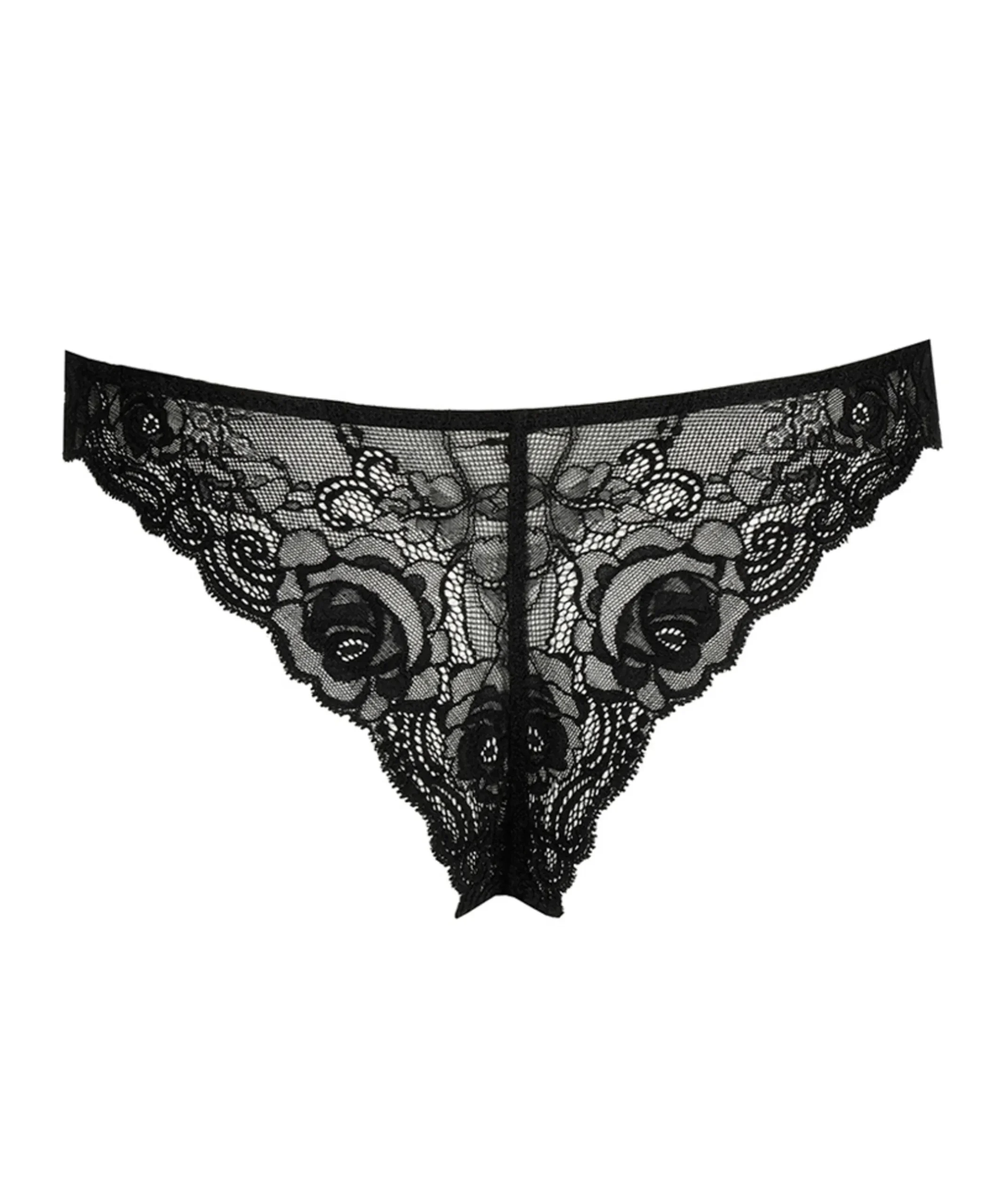 Dames string zwart