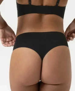 Dames string zwart
