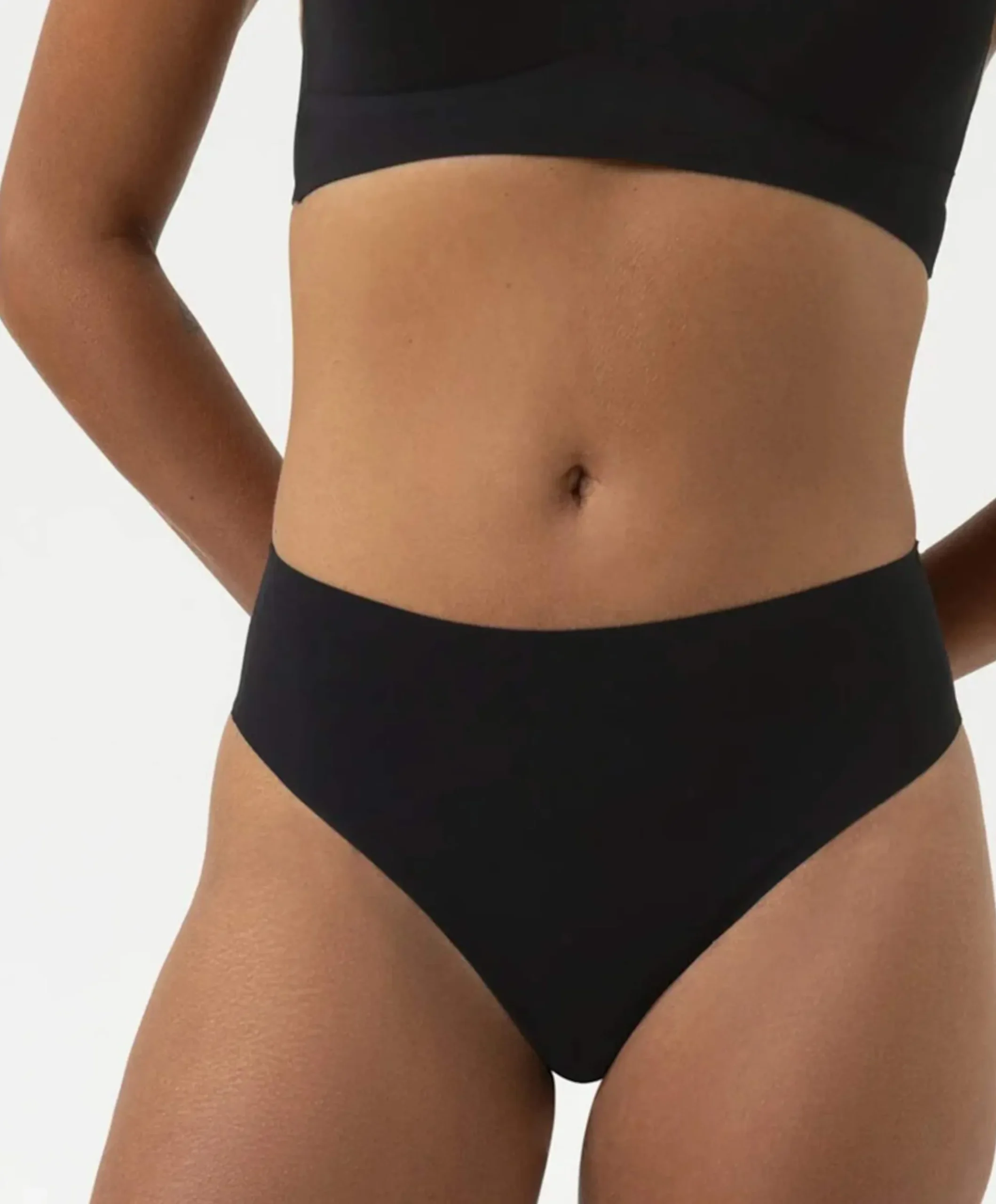 Dames string zwart