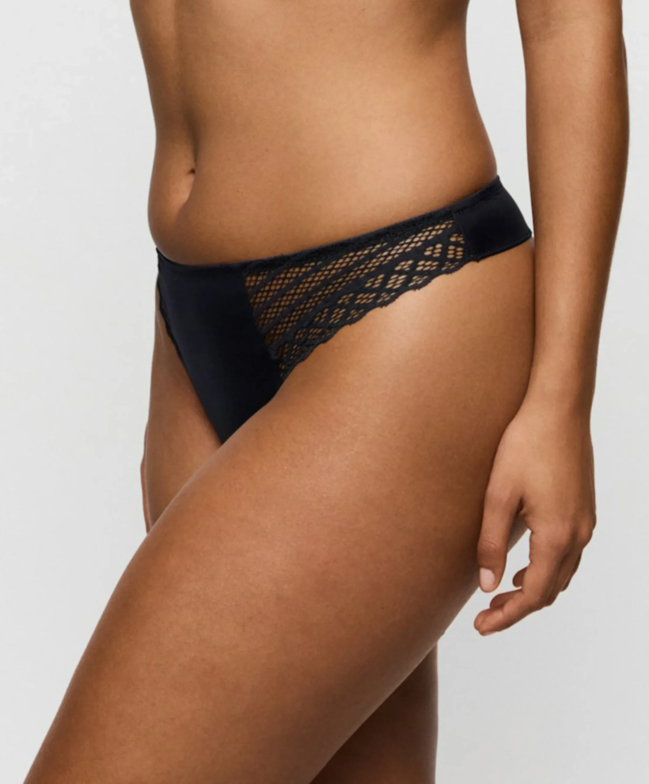 Dames string zwart