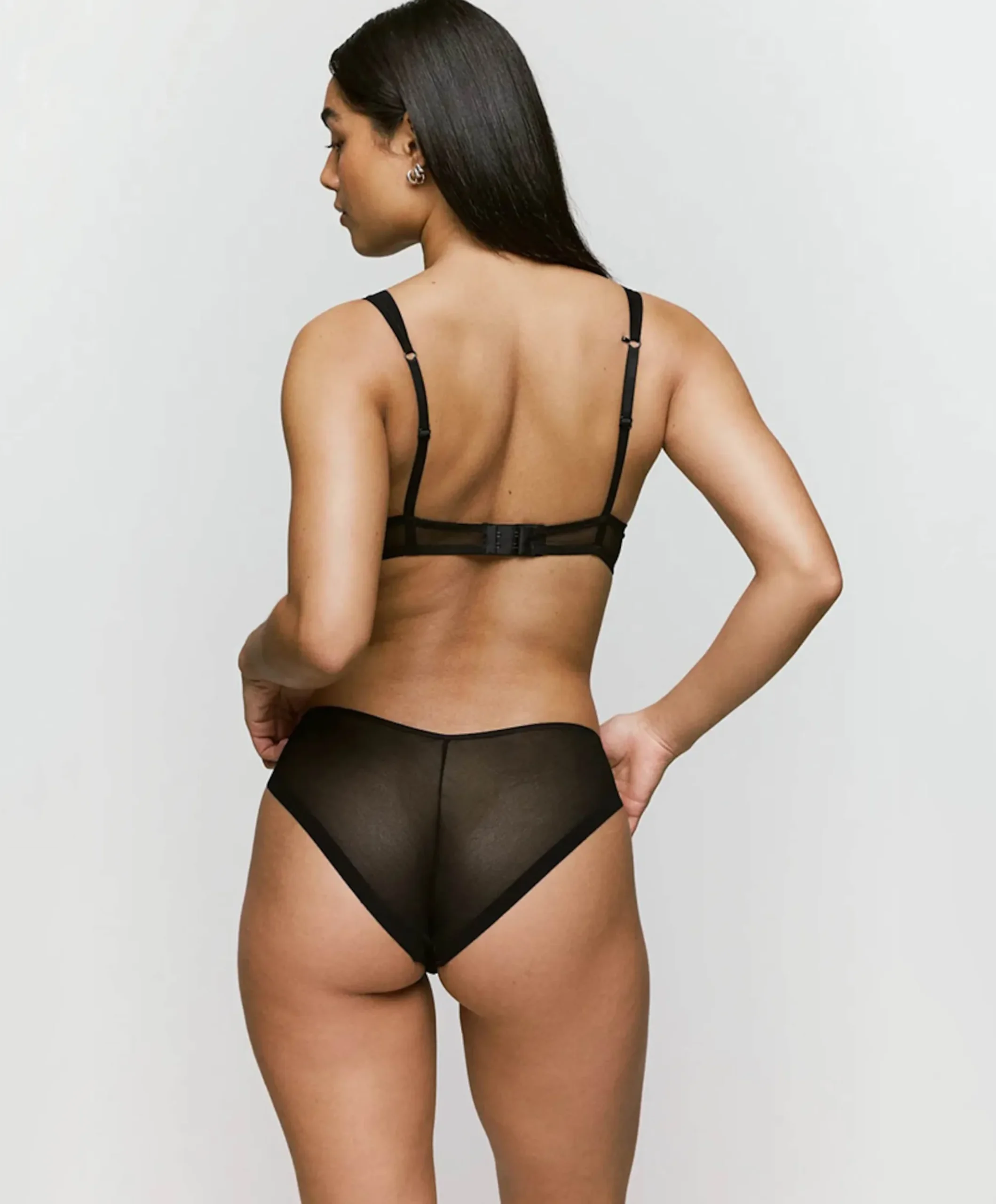 Dames string zwart