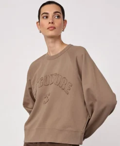Dames sweater beige