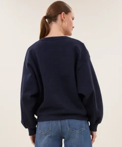 Dames sweater blauw