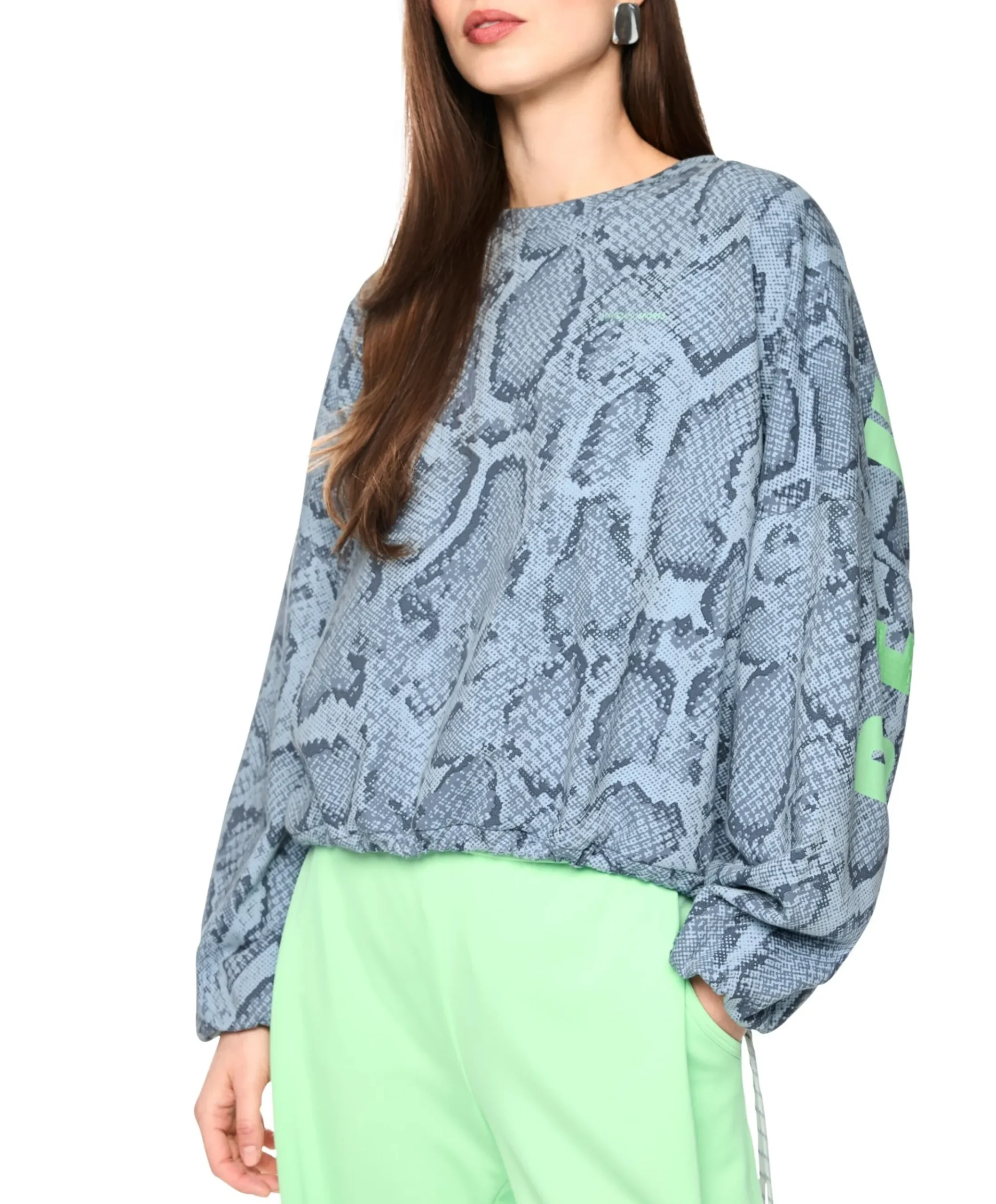 Dames sweater blauw