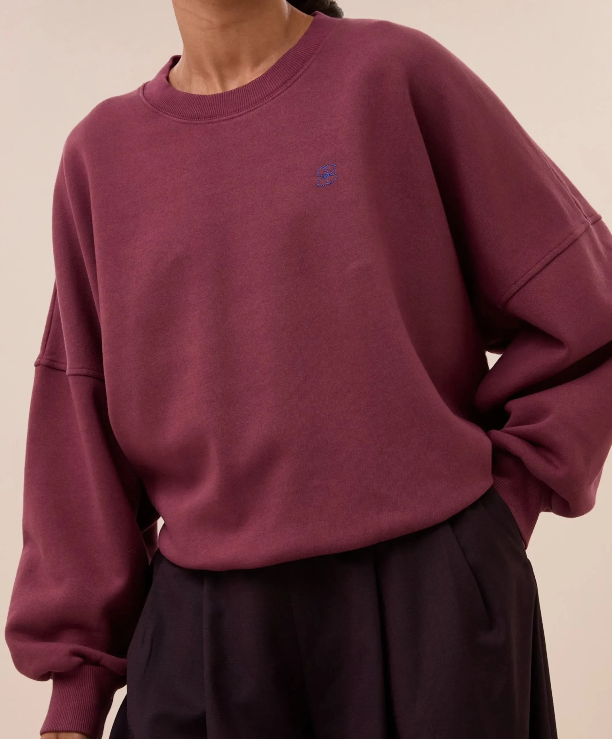 Dames sweater bordeaux
