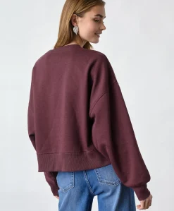 Dames sweater bordeaux