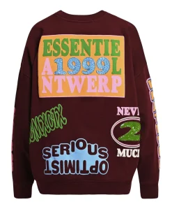 Dames sweater bordeaux