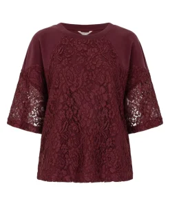 Dames sweater bordeaux