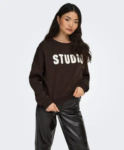 Dames sweater bruin
