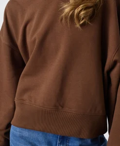 Dames sweater bruin