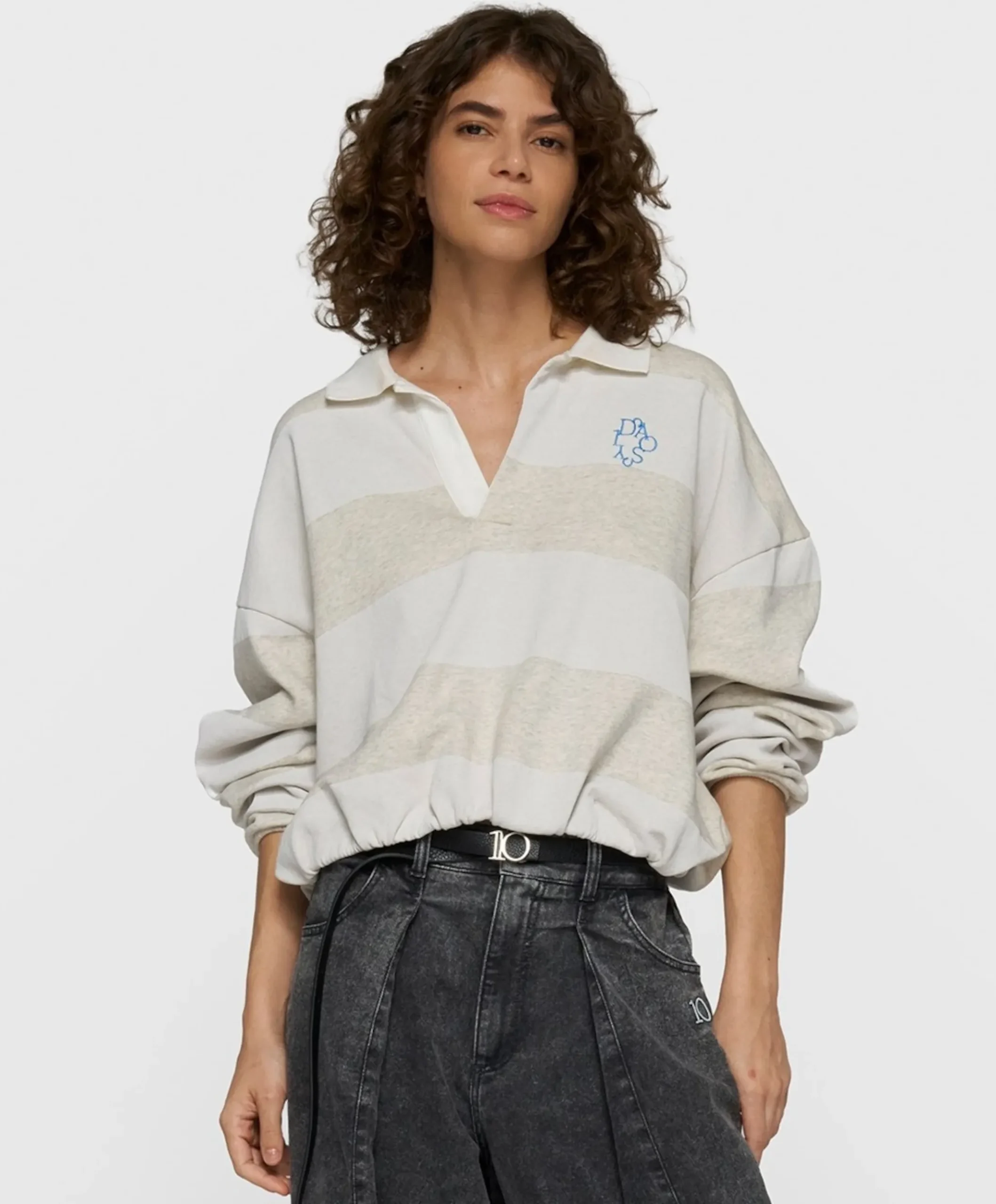 Dames sweater ecru