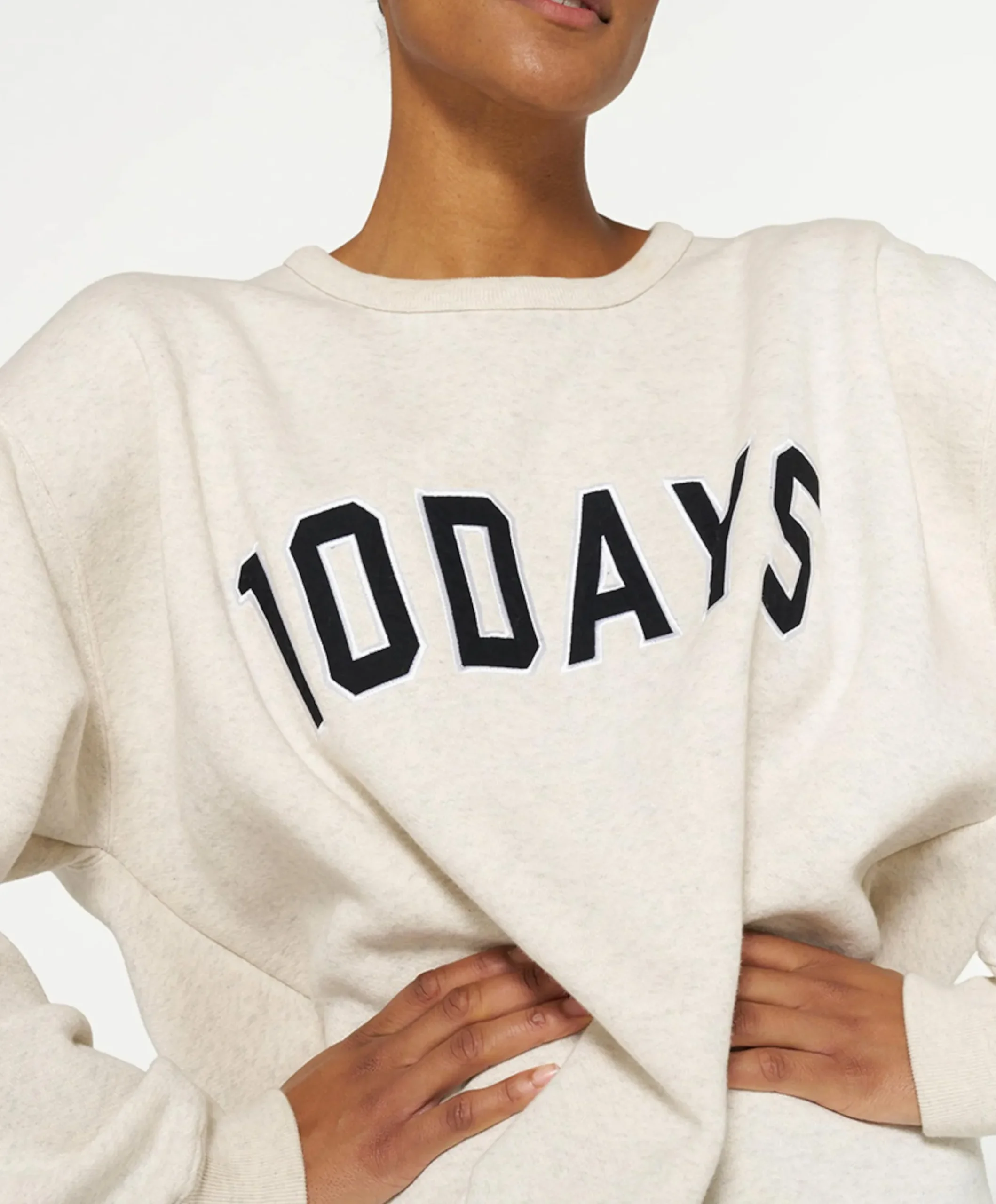 Dames sweater ecru
