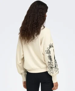 Dames sweater ecru