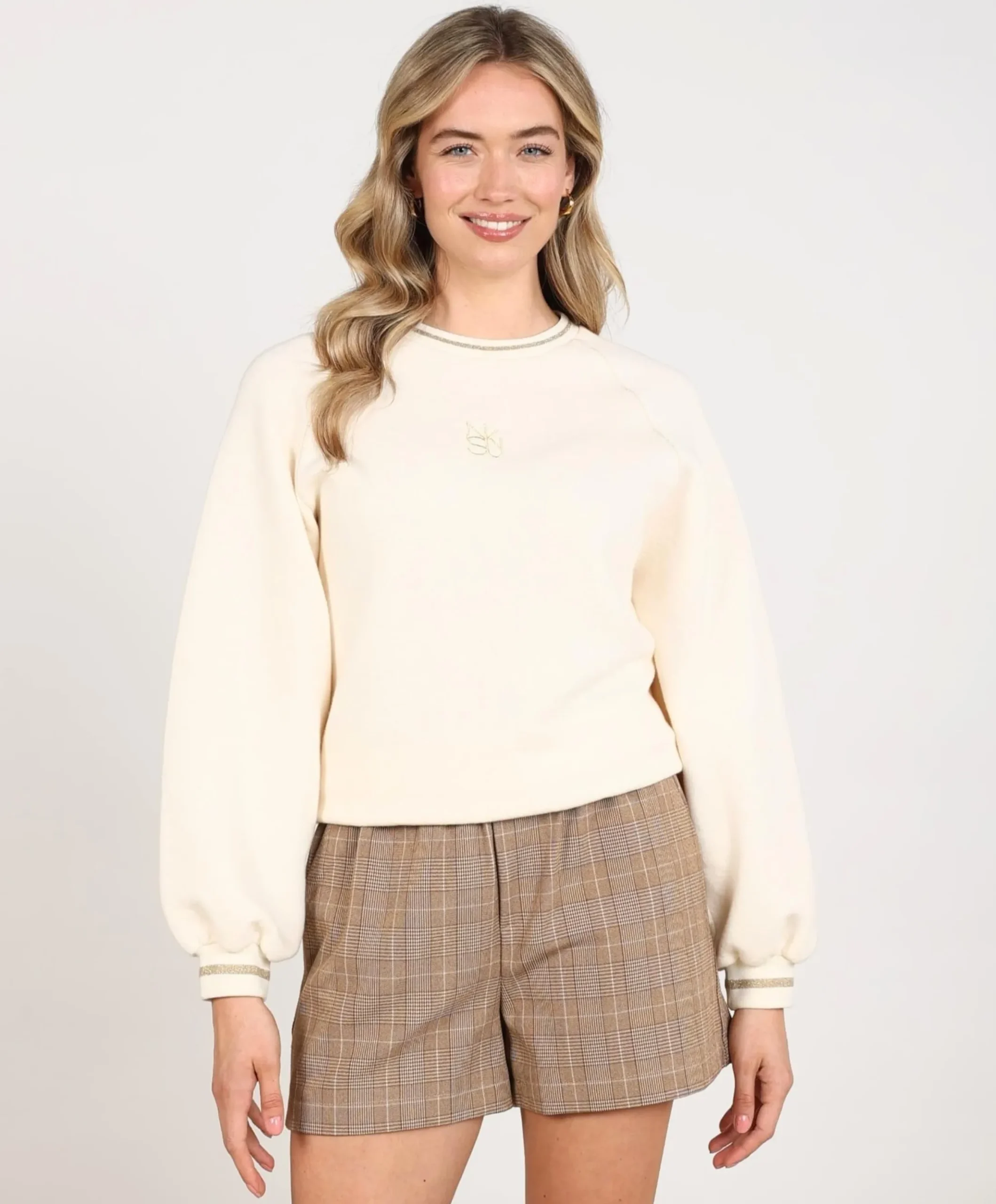 Dames sweater ecru