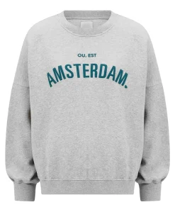 Dames sweater grijs