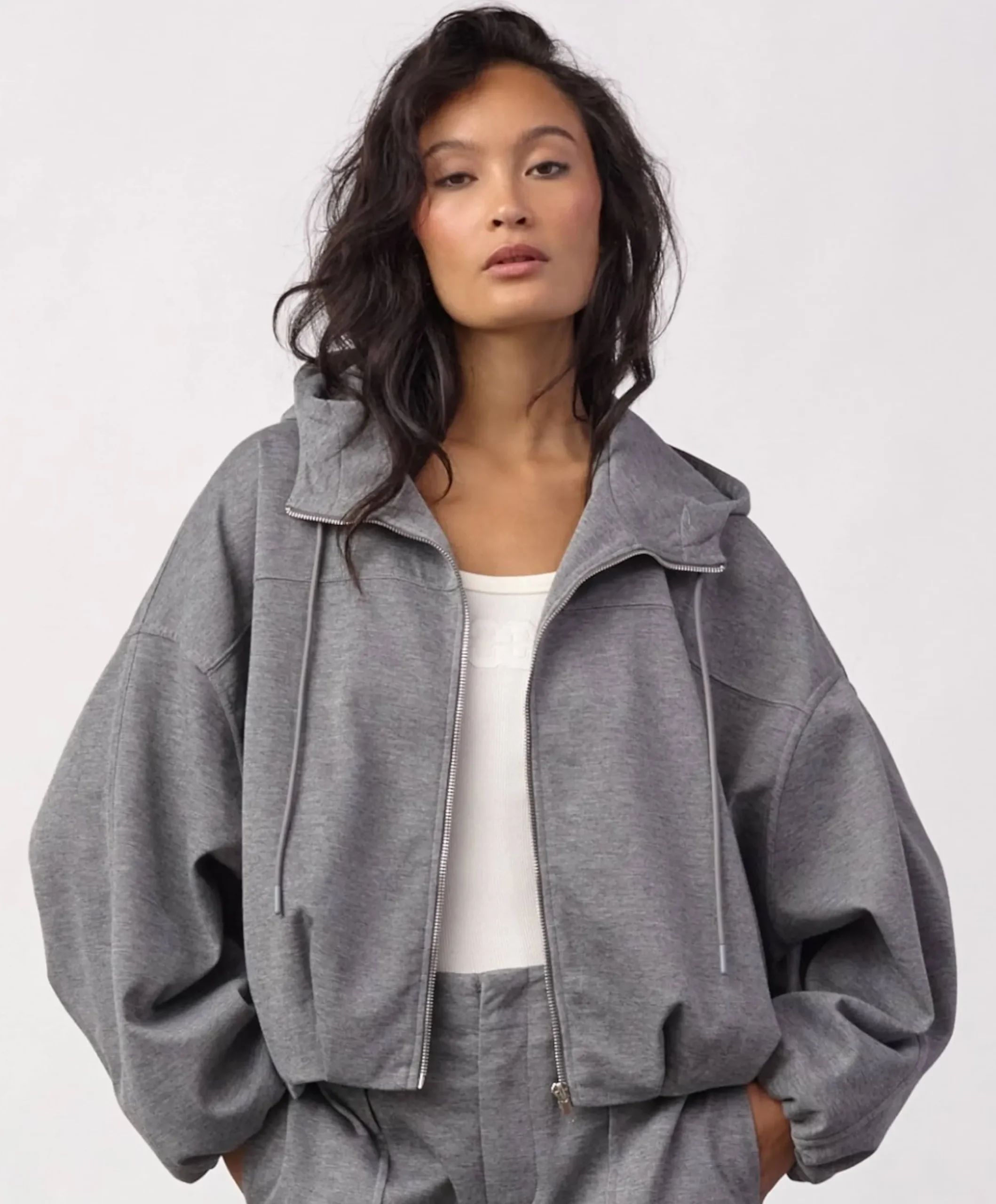 Dames sweater grijs