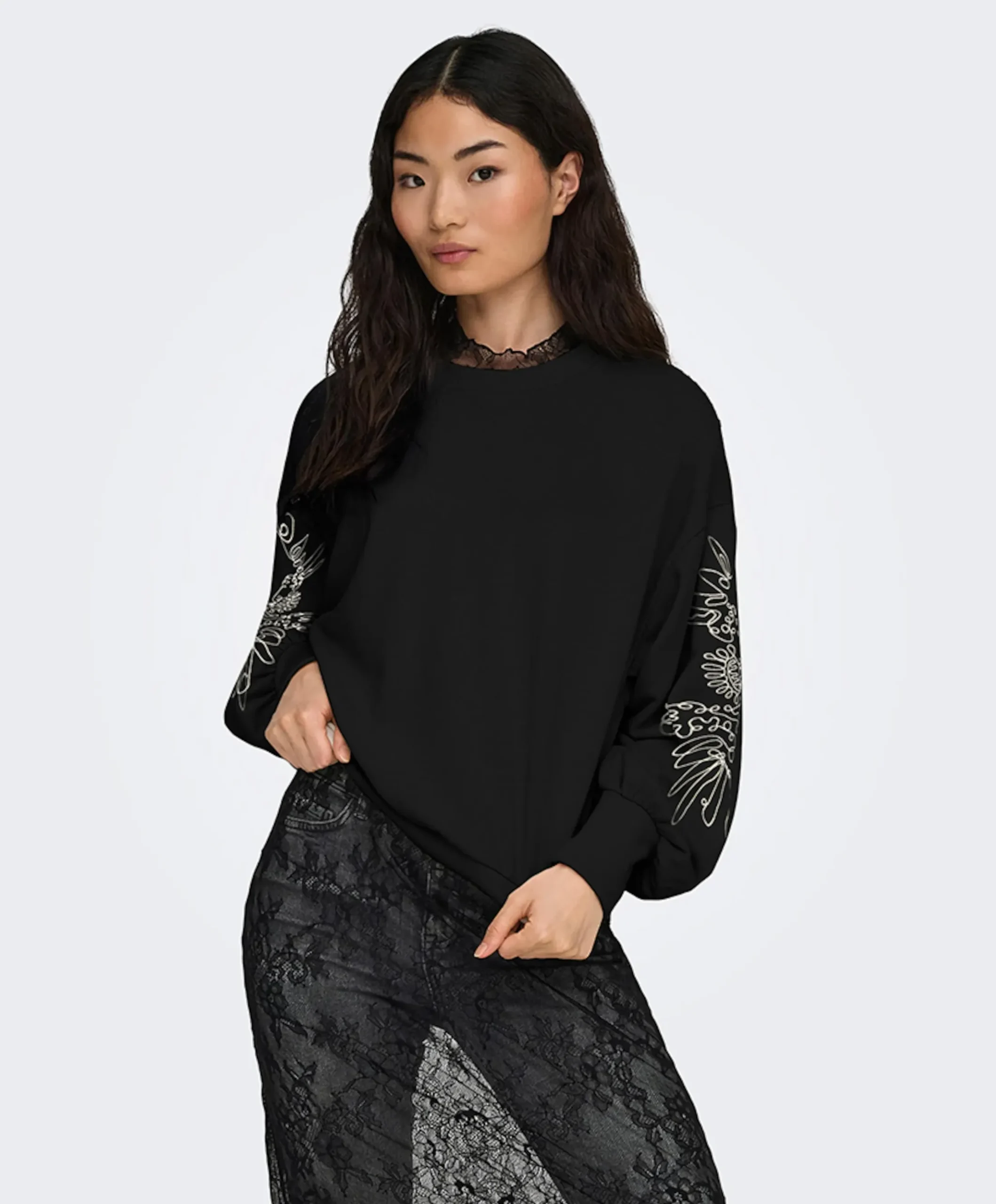 Dames sweater zwart