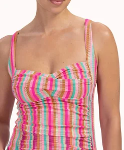 Dames tankini roze