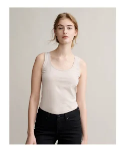 Dames top beige