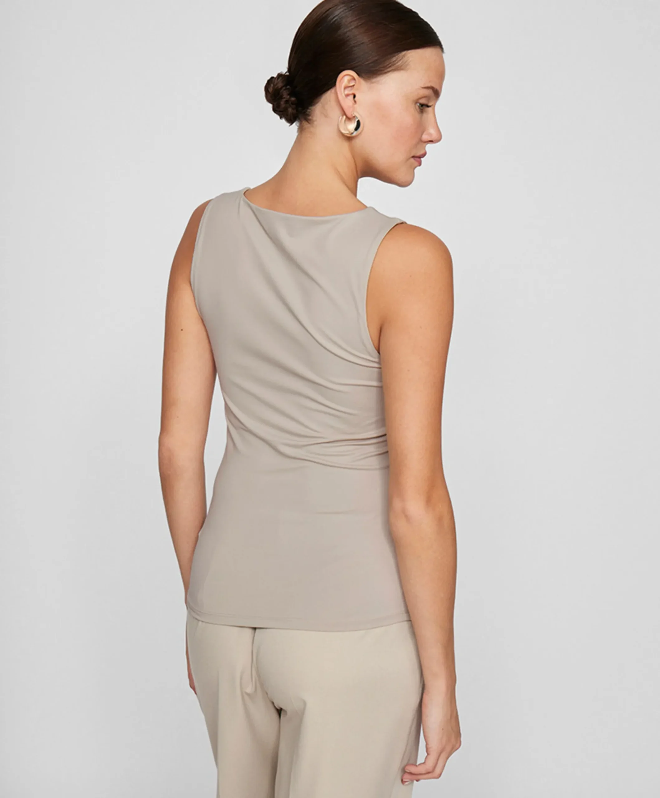 Dames top beige