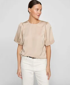Dames top beige
