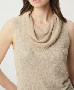 Dames top beige