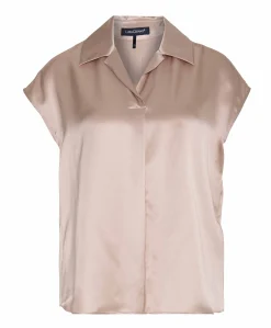 Dames top beige