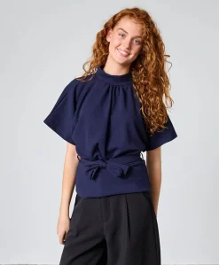 Dames top blauw