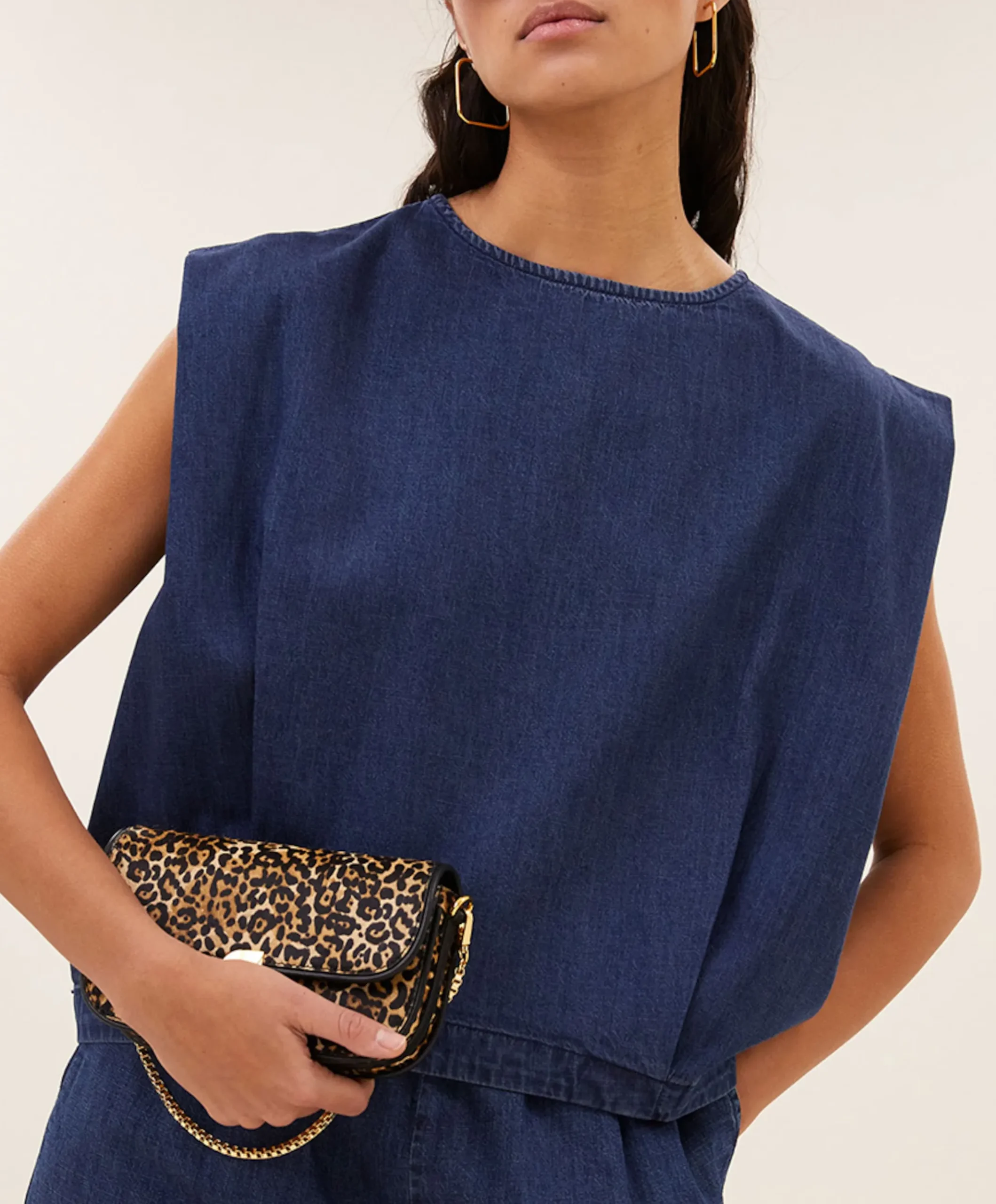 Dames top blauw