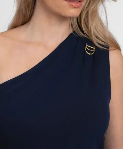 Dames top blauw
