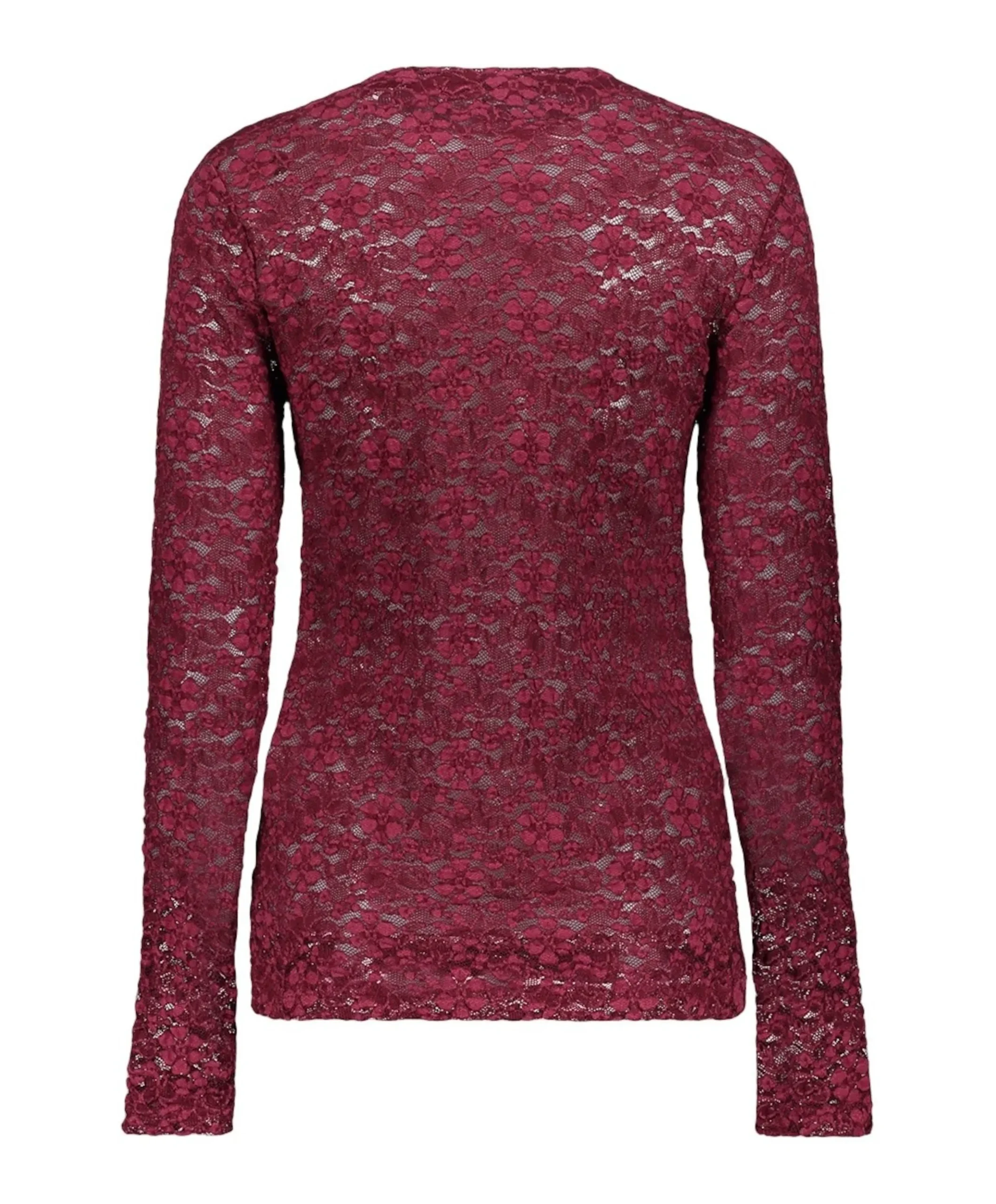 Dames top bordeaux
