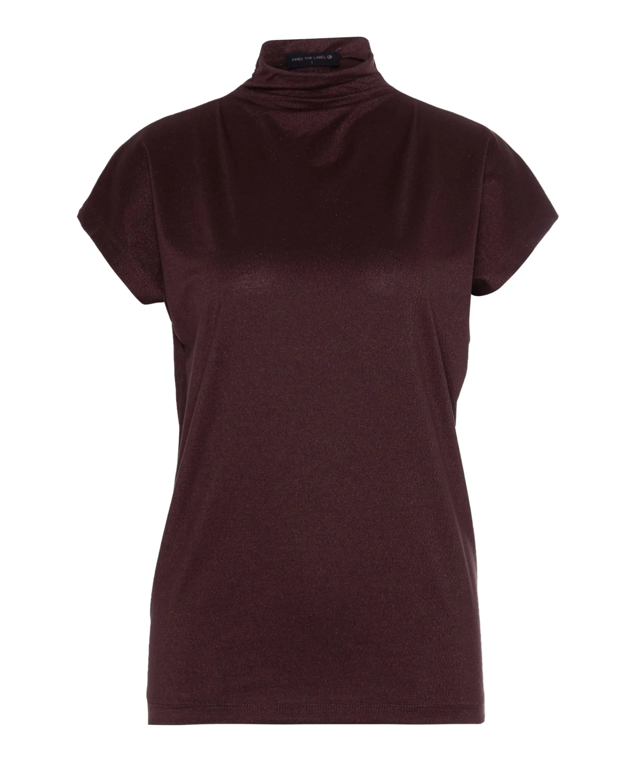 Dames top bordeaux