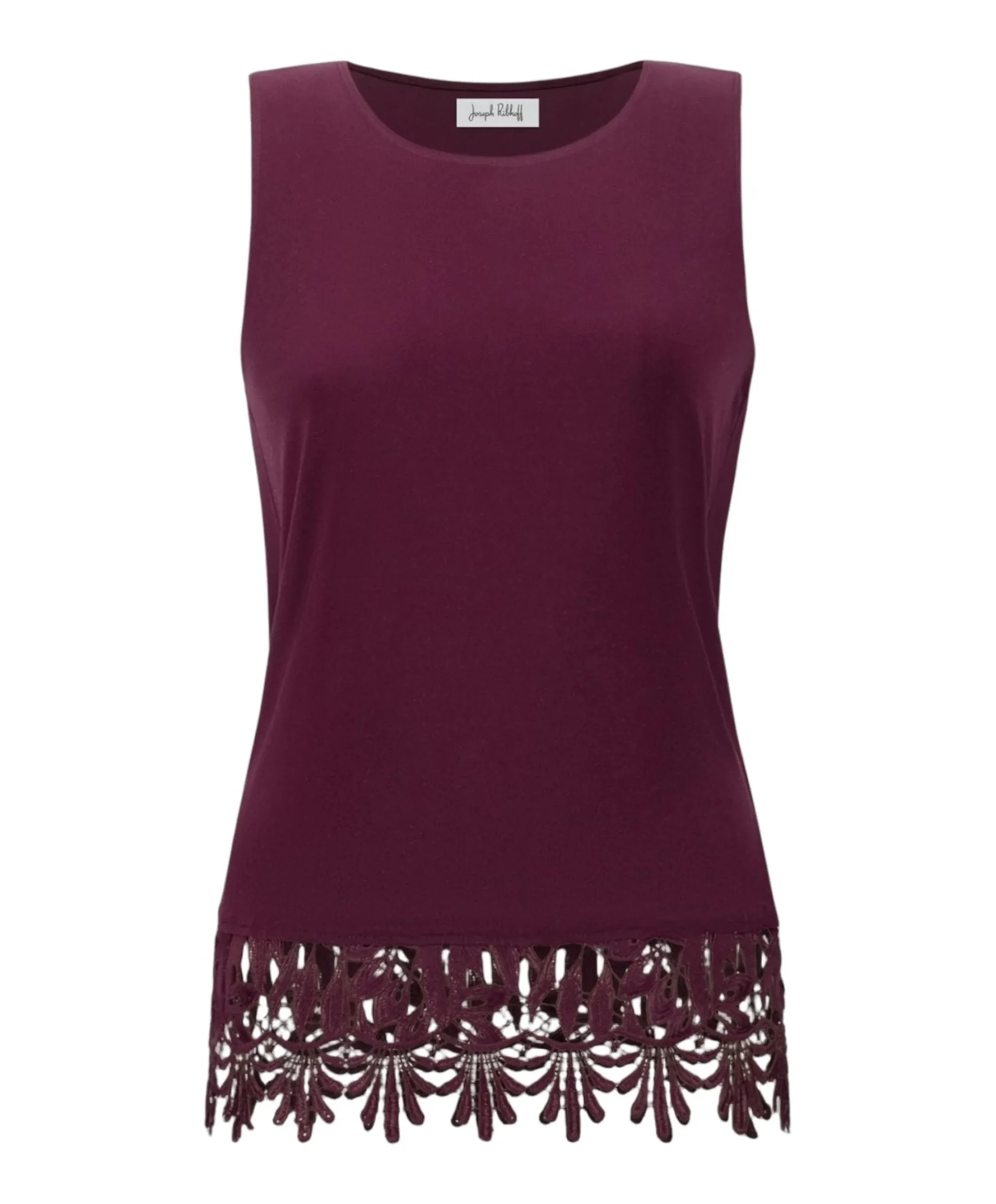 Dames top bordeaux