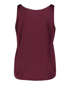 Dames top bordeaux