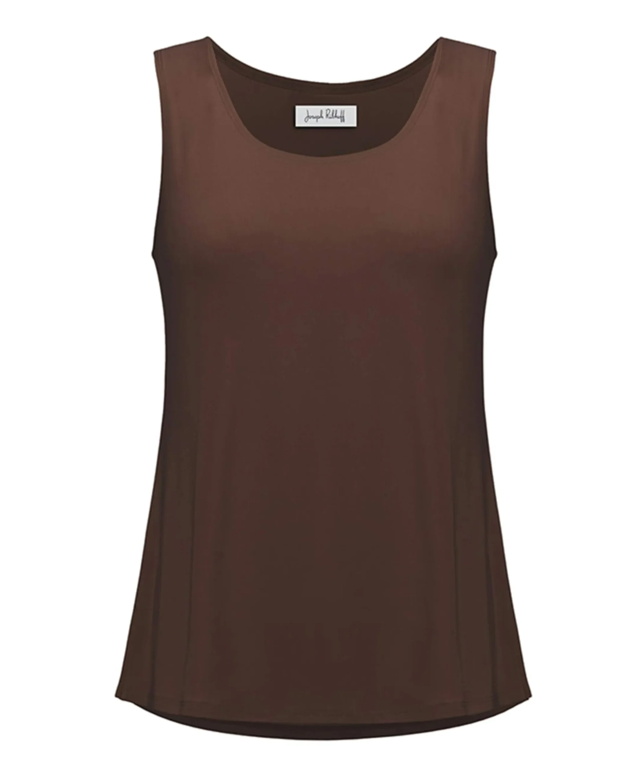 Dames top bruin