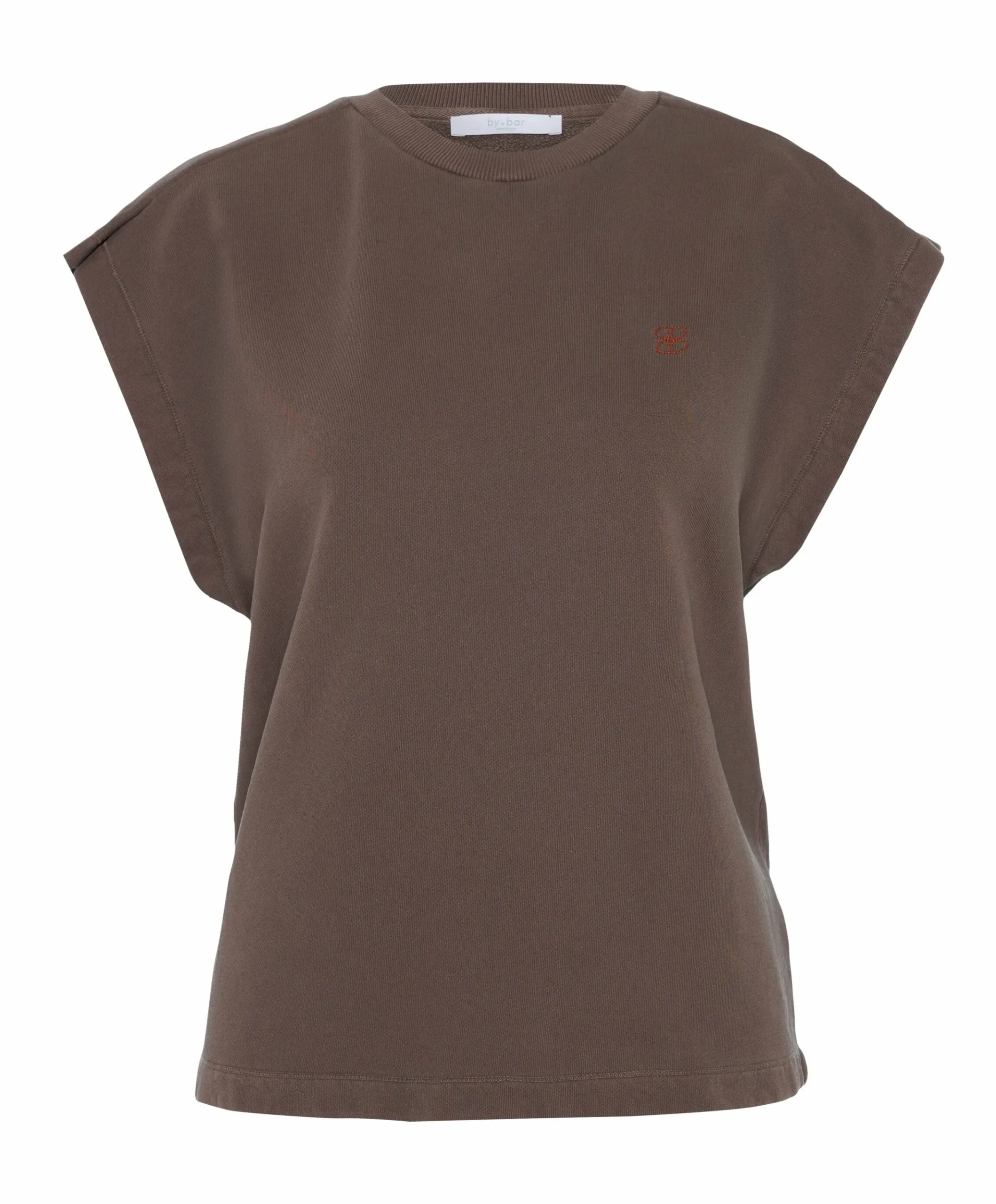 Dames top bruin