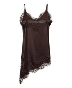 Dames top bruin