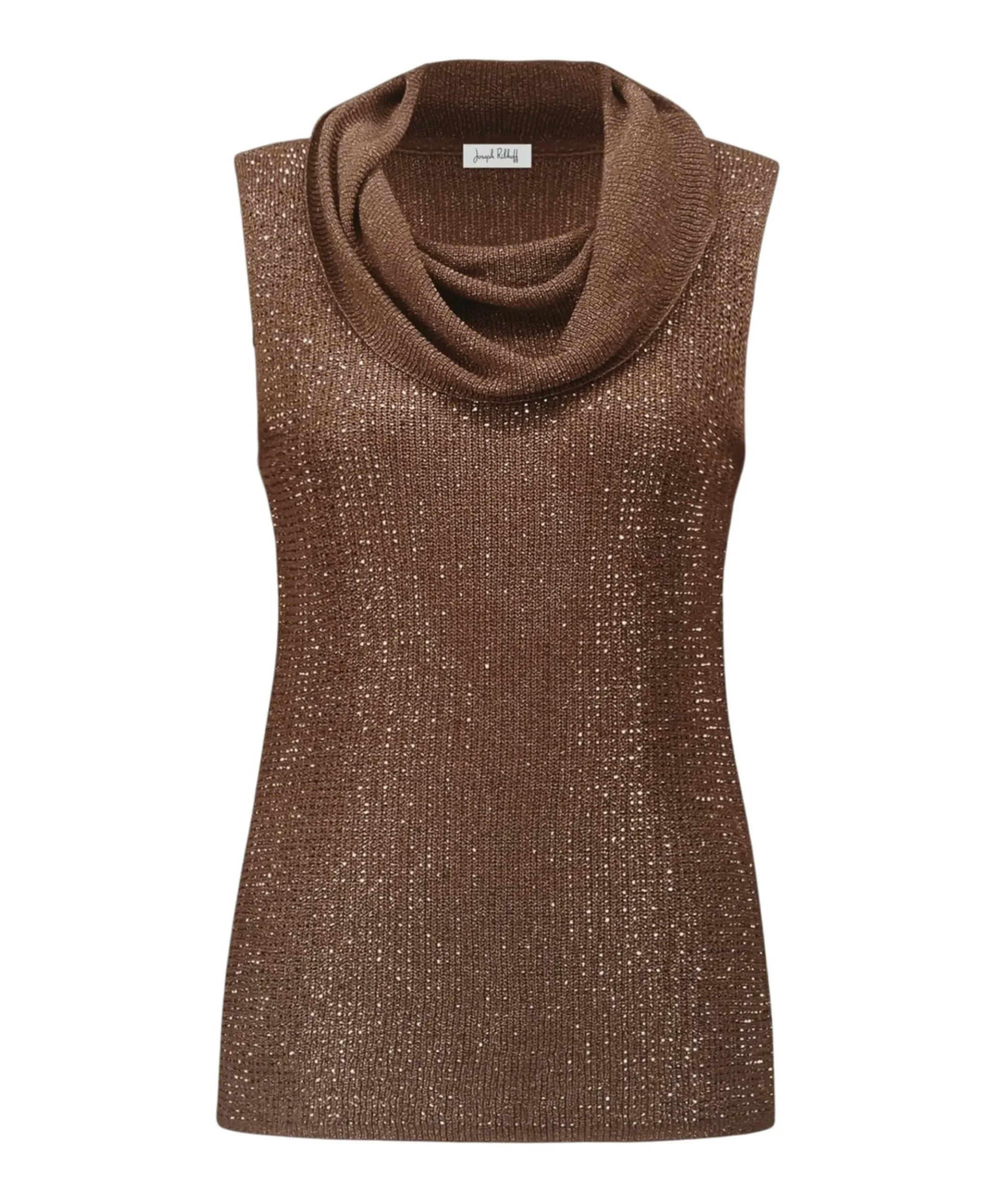 Dames top bruin