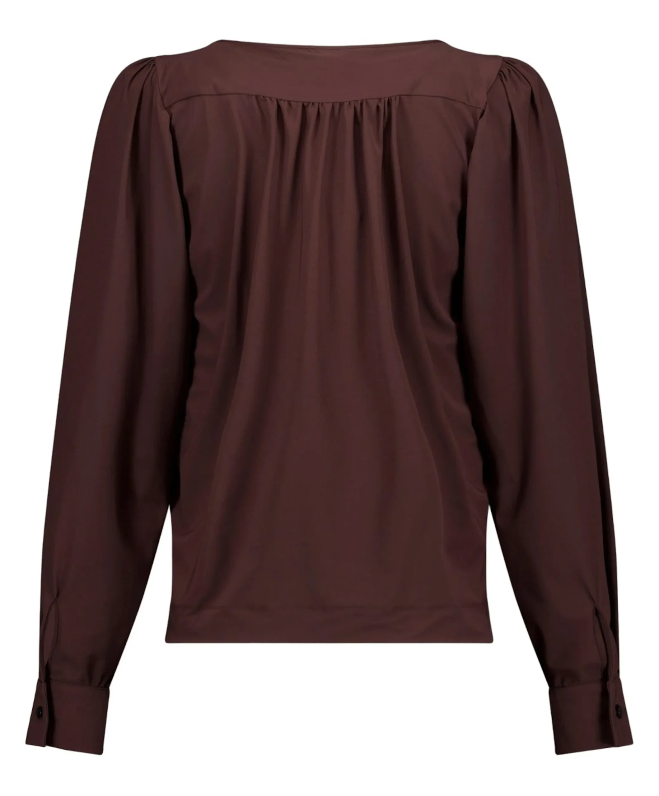 Dames top bruin
