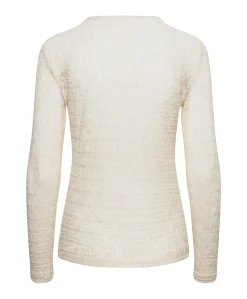 Dames top ecru