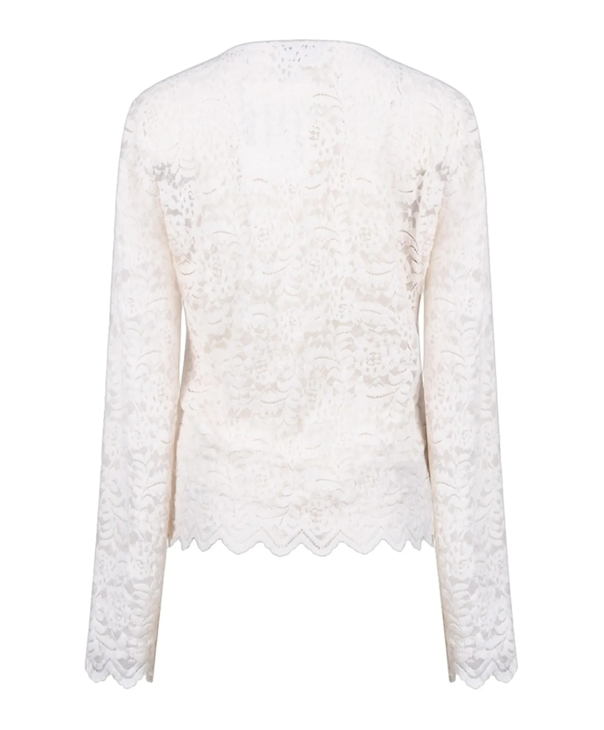 Dames top ecru