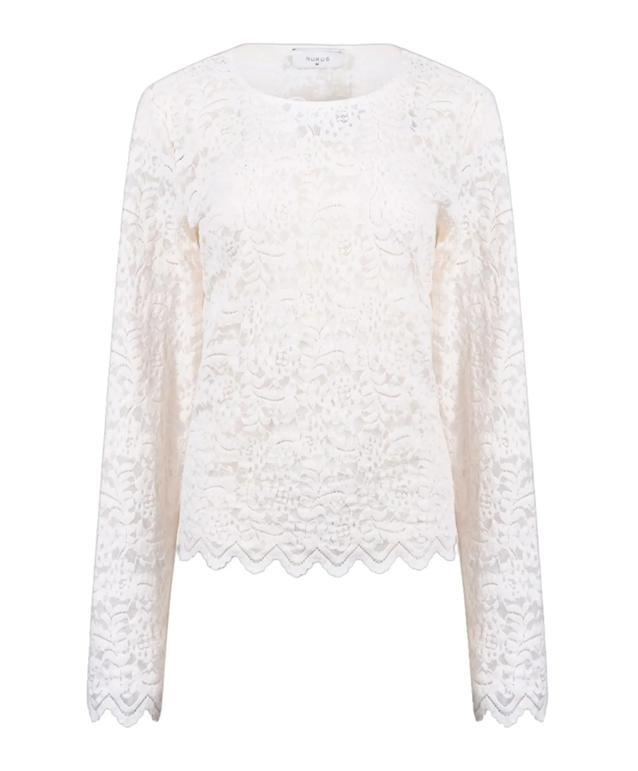 Dames top ecru