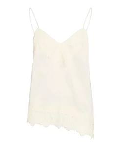 Dames top ecru