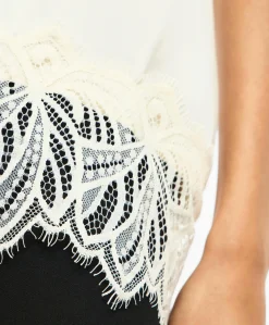 Dames top ecru
