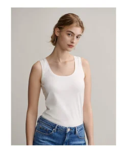 Dames top ecru